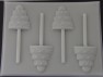 1002 Tiered Wedding Cake Chocolate or Hard Candy Lollipop Mold
